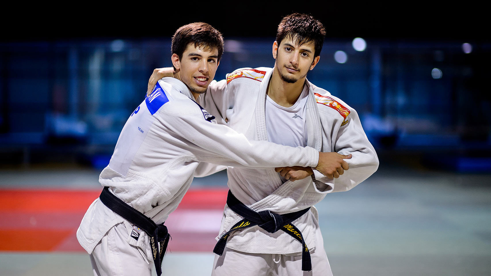 Los hermanos Gavilán, en el Centro de Alto Rendimiento.