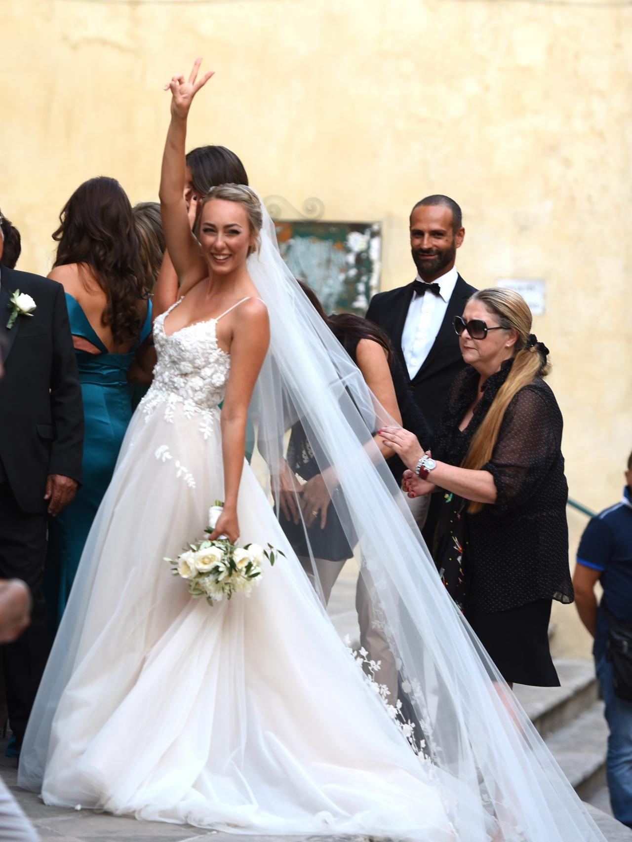 Cristel, feliz el día de su boda