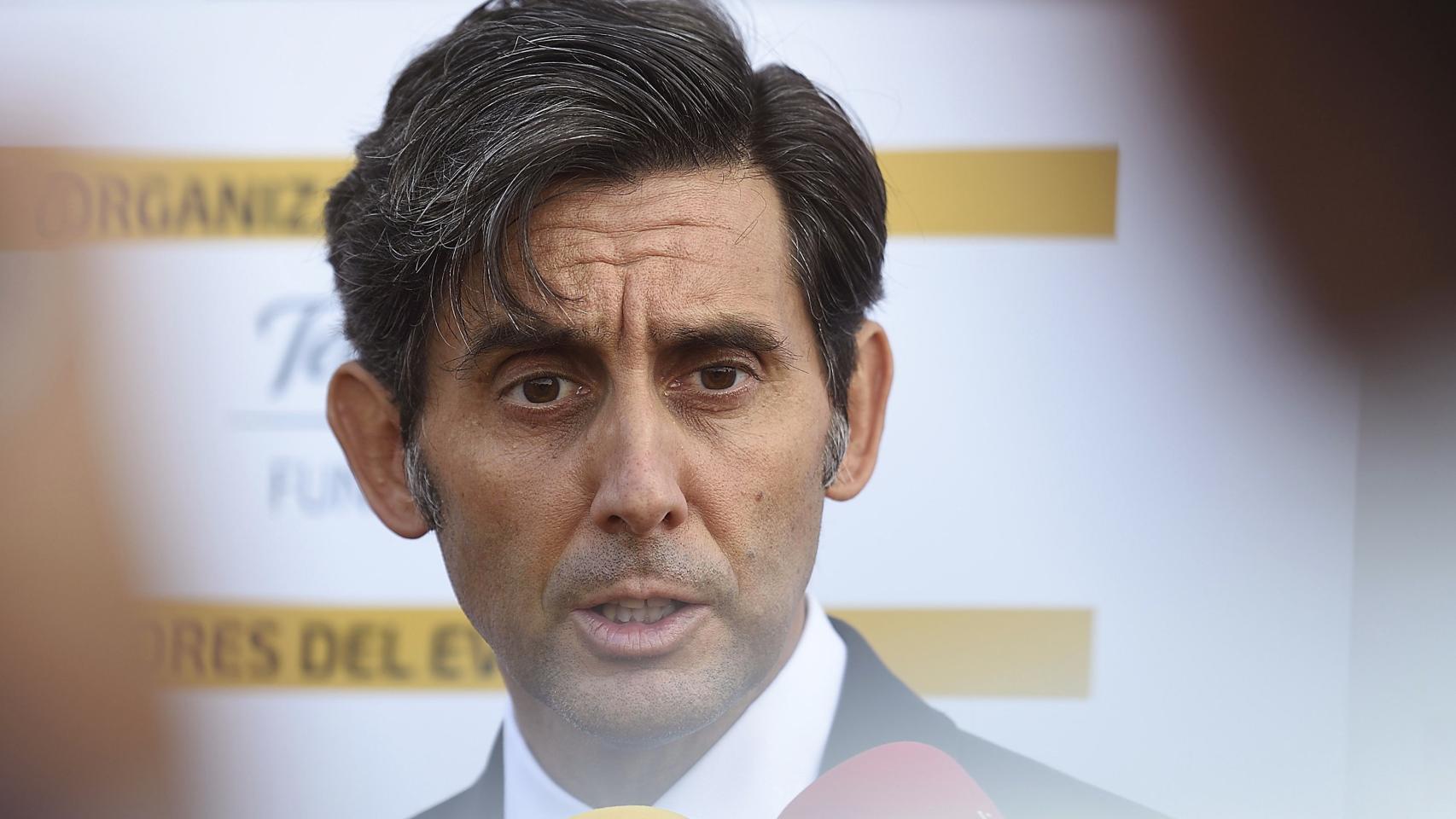 El presidente de Telefónica, José María Álvarez-Pallete, durante el evento de este lunes.