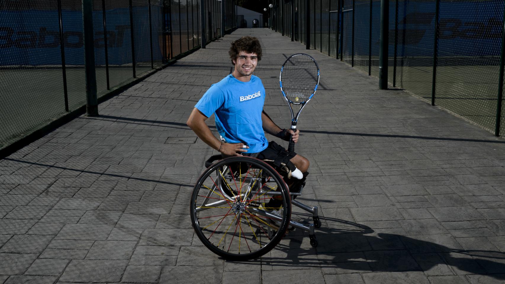 Caverzaschi, después de su entrenamiento en el Sports Club de la UCJC.