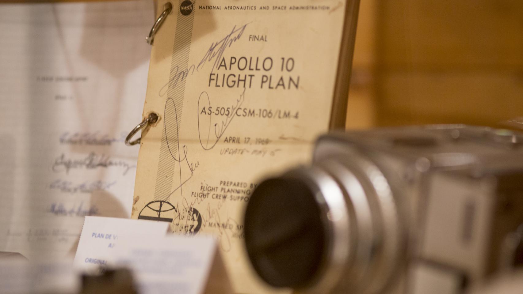 Plan de vuelo de la primera nave espacial que pisó la Luna