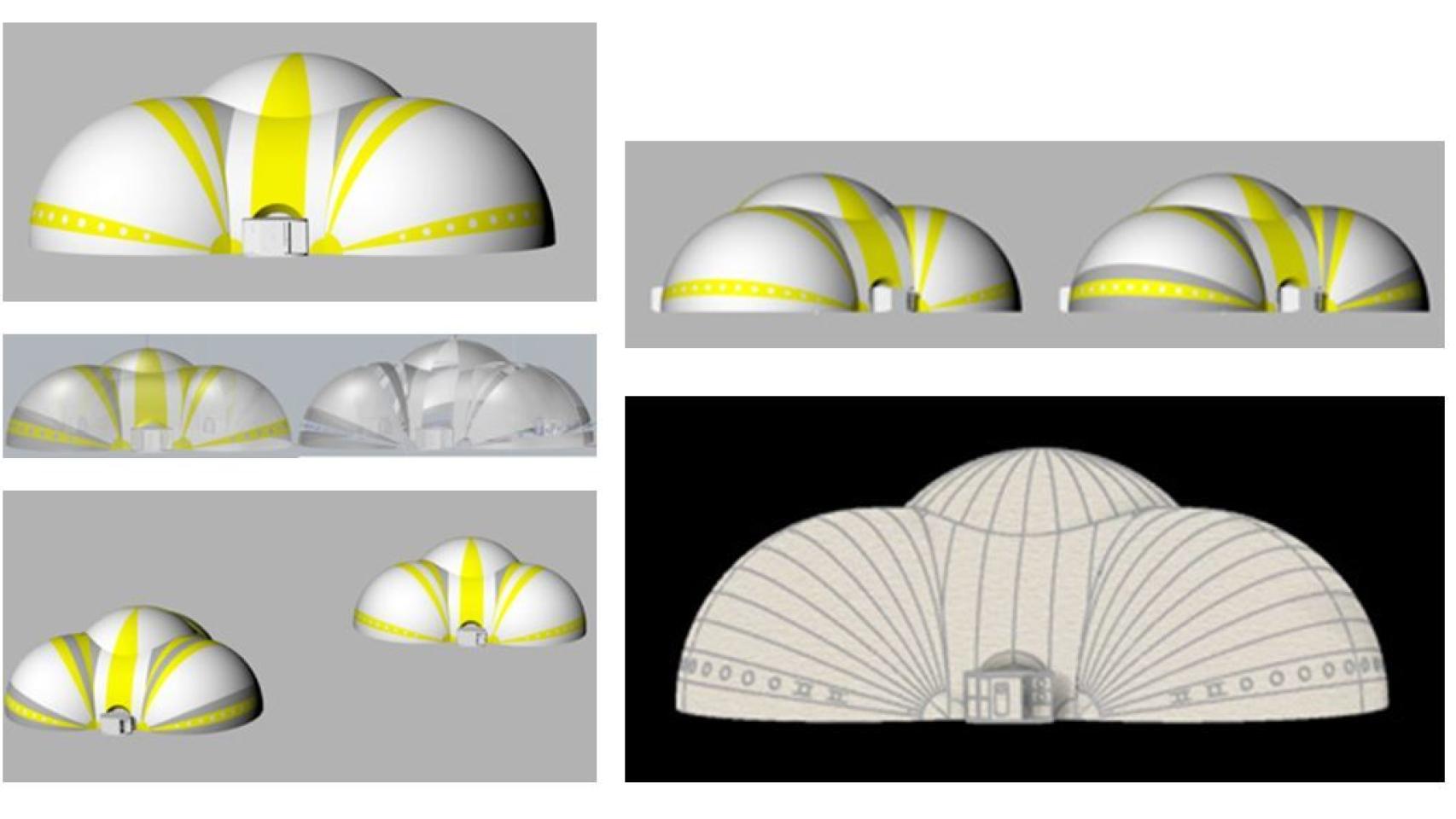 Imágenes 3D una de las instalaciones previstas en París.