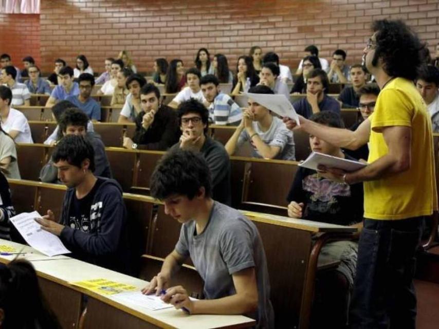 Aula de Biología de la Universidad de Barcelona