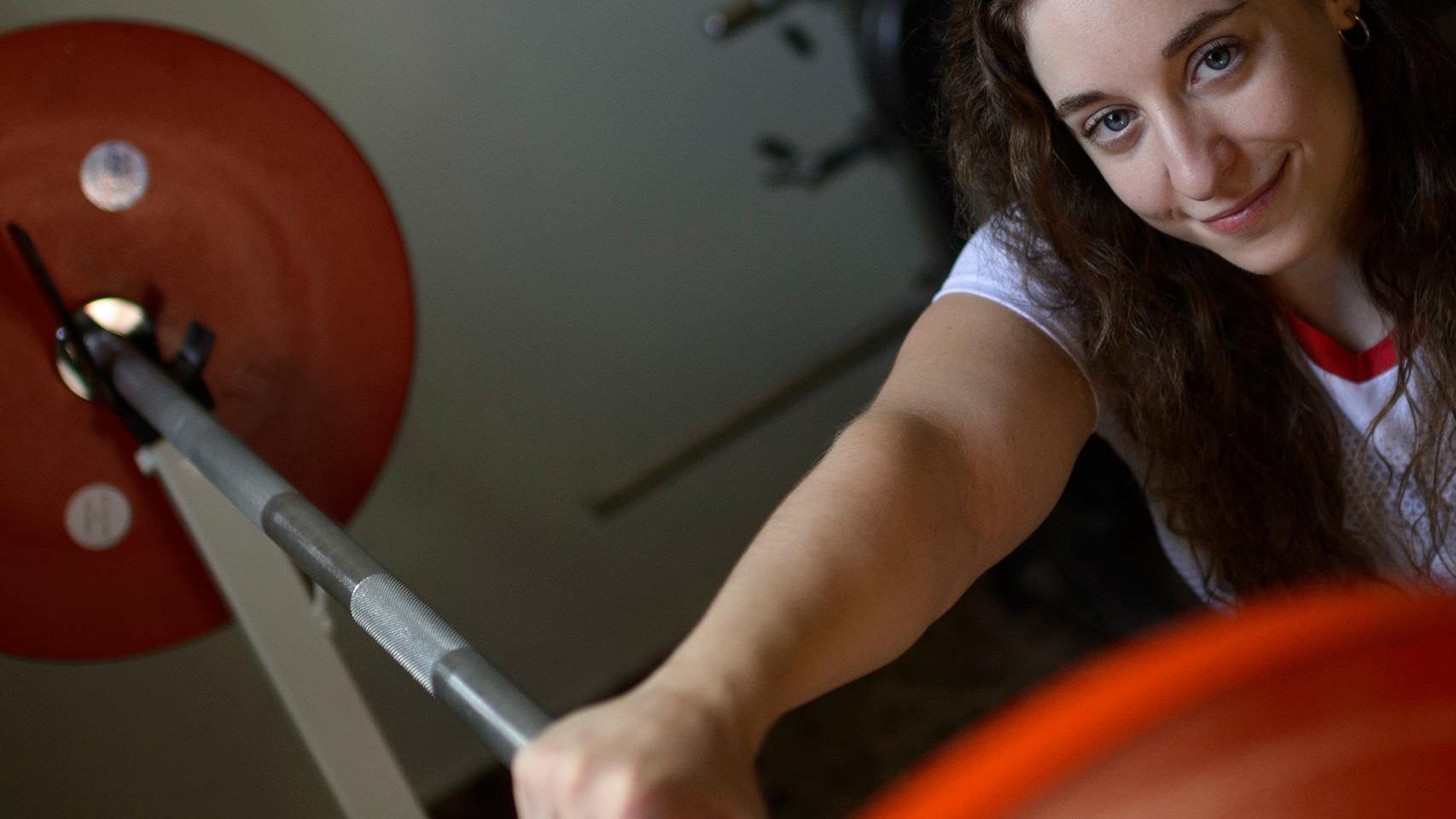 La deportista Loida Zabala.