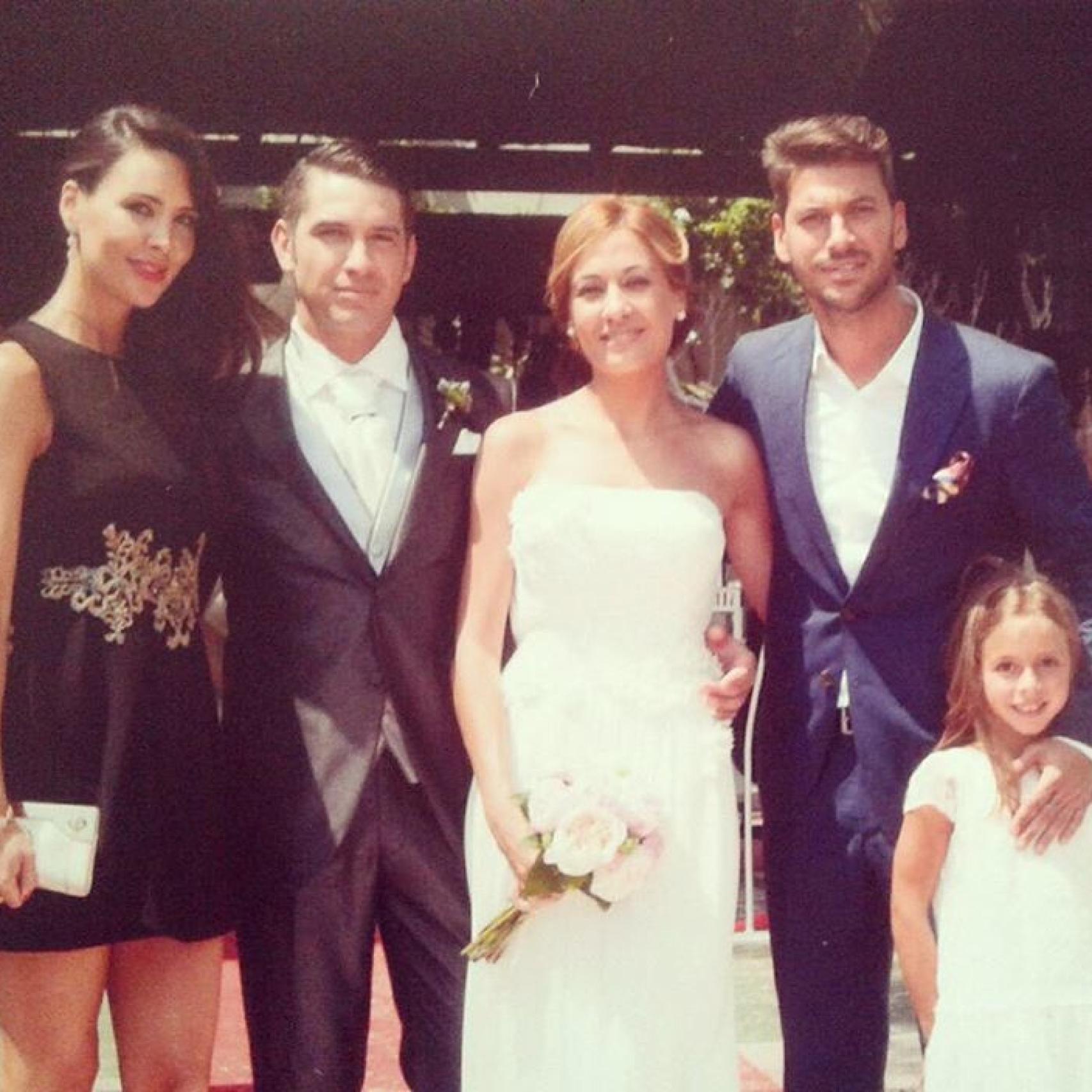 Última imagen de la pareja hace casi un año en la boda de una amiga