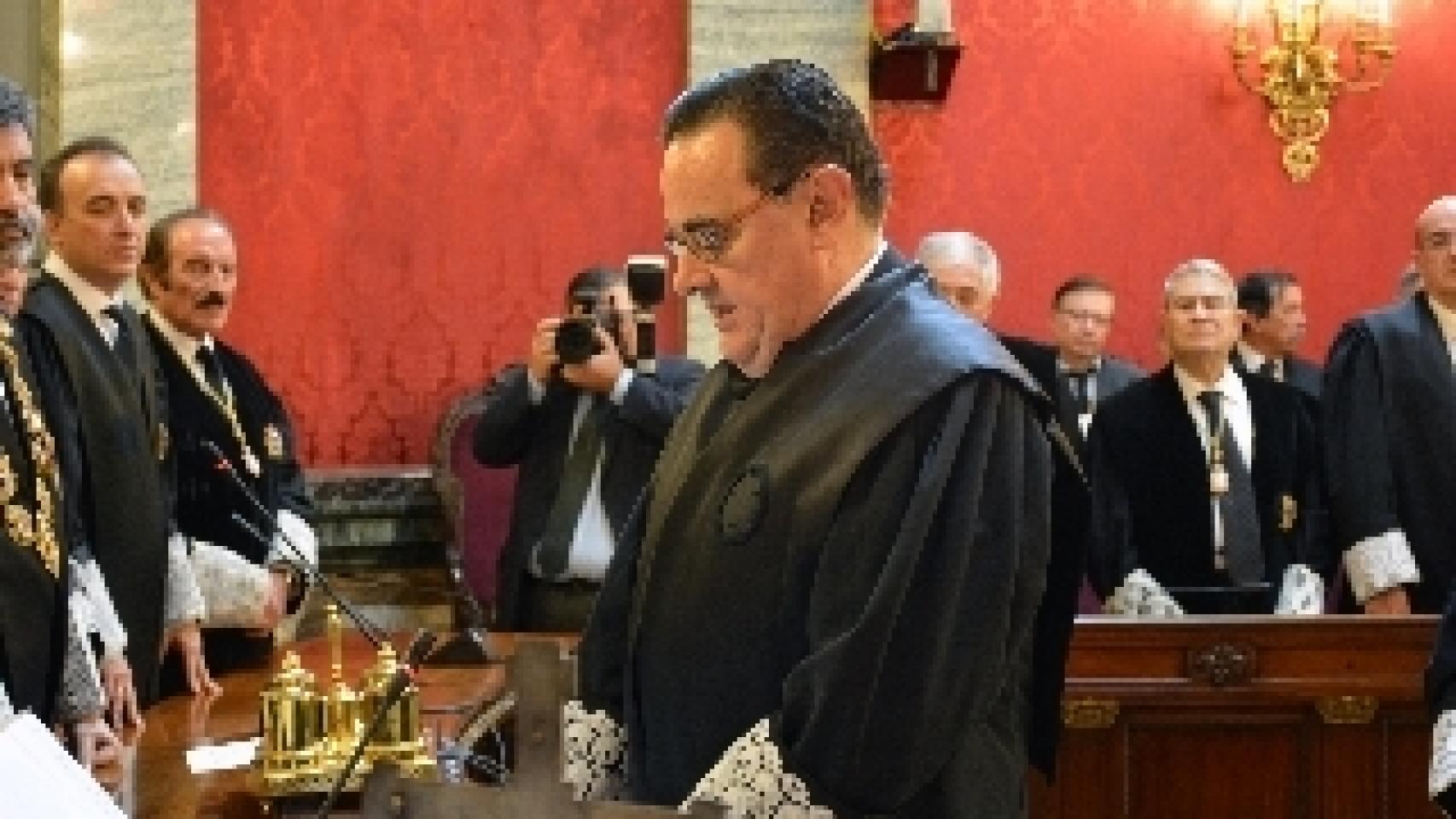 Pantaleón, en su toma de posesión como juez del Supremo, el 9 de diciembre de 2015