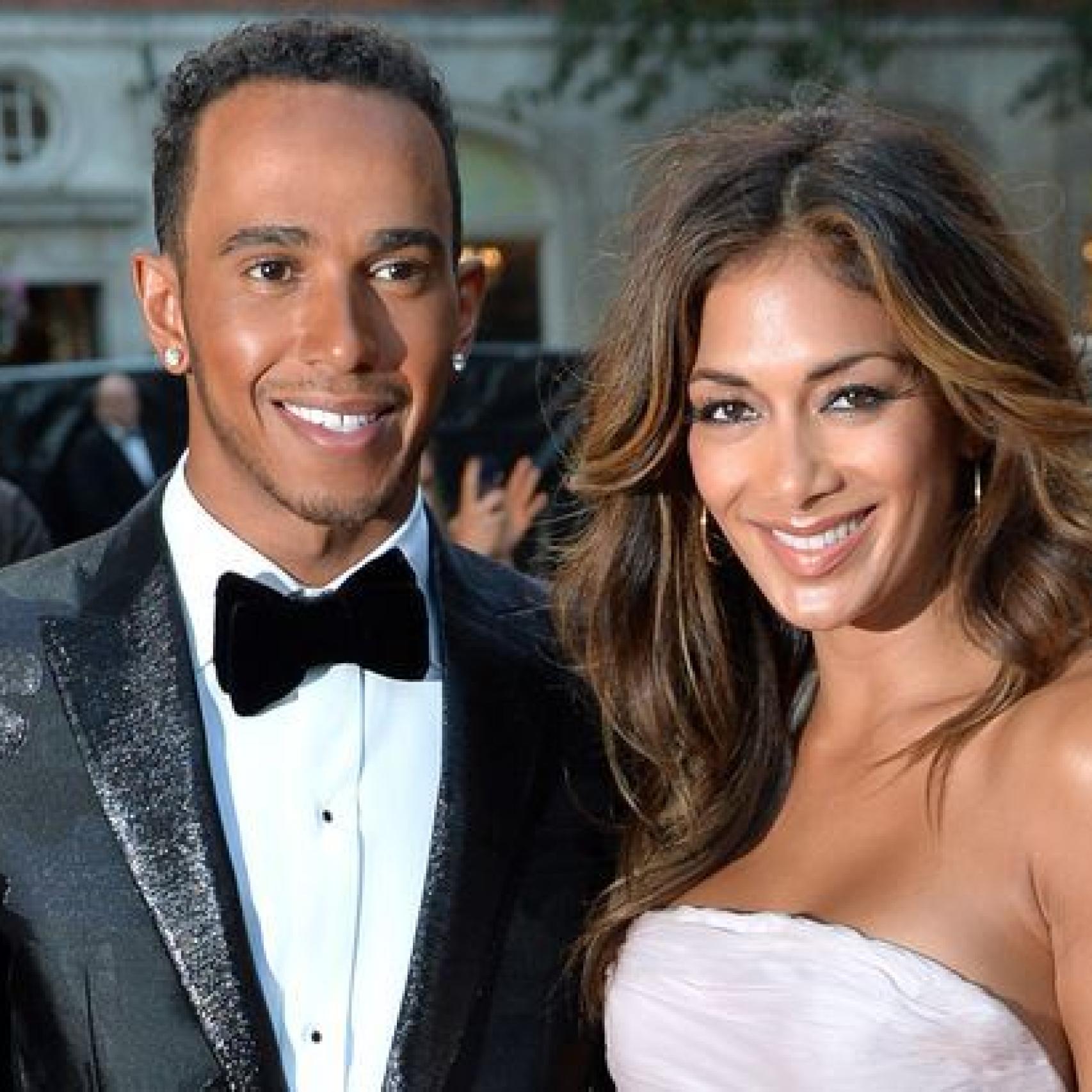 Lewis Hamilton y Nicole Scherzinger cuando eran pareja