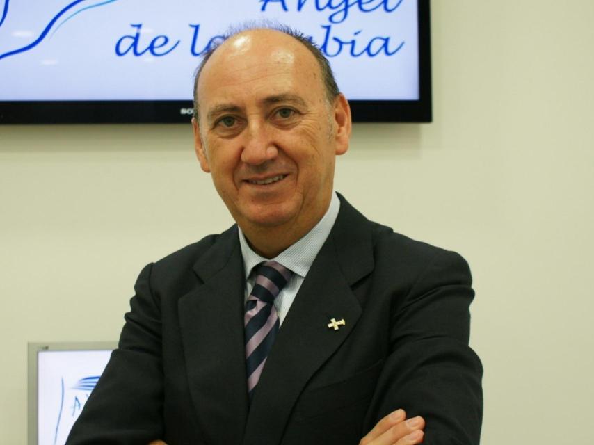 El podólogo Ángel de la Rubia