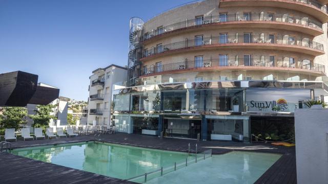 Este era el aspecto que presentaba el hotel Sun Village, el primero en cerrar.