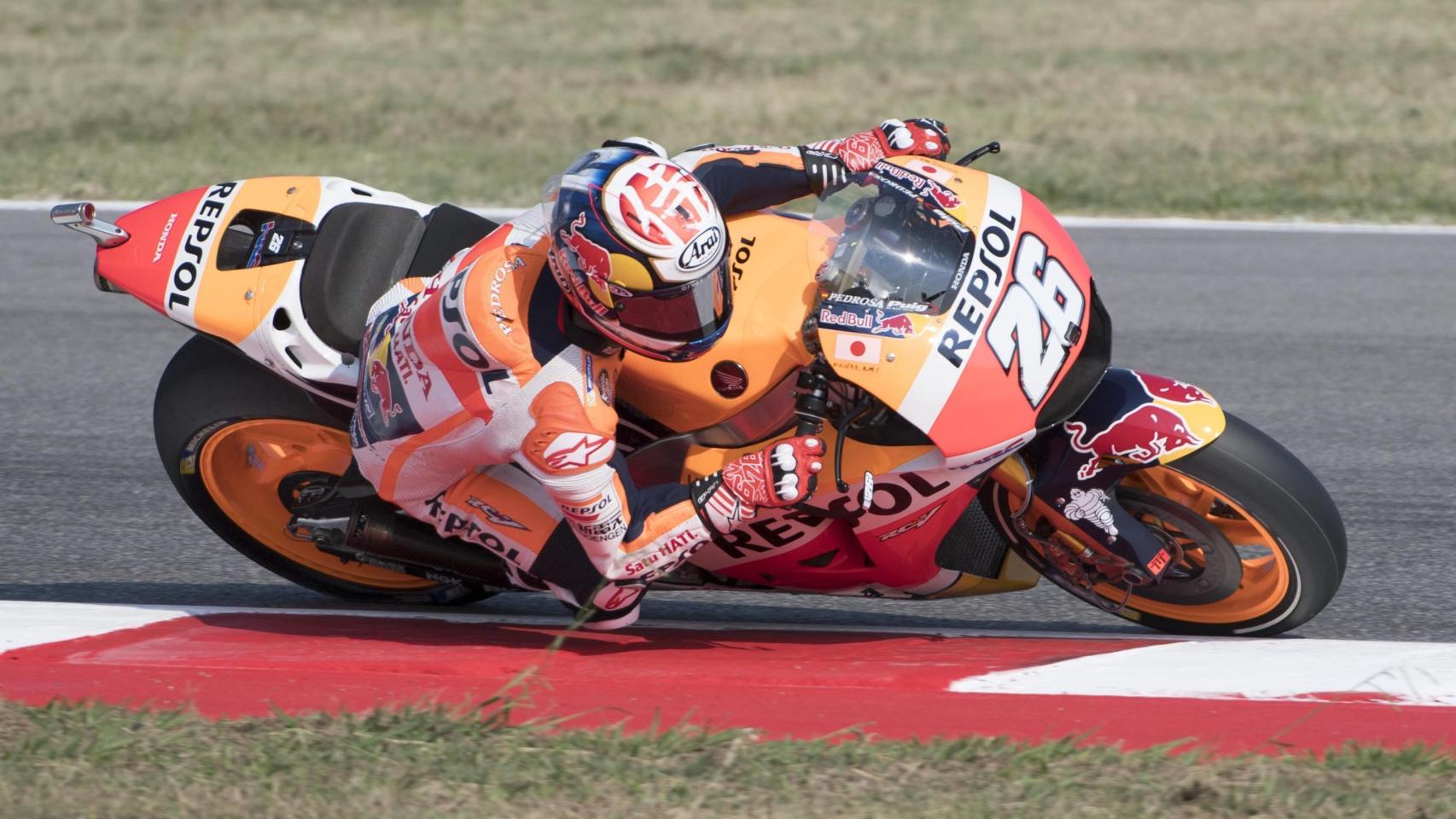 Pedrosa durante el GP de San Marino.