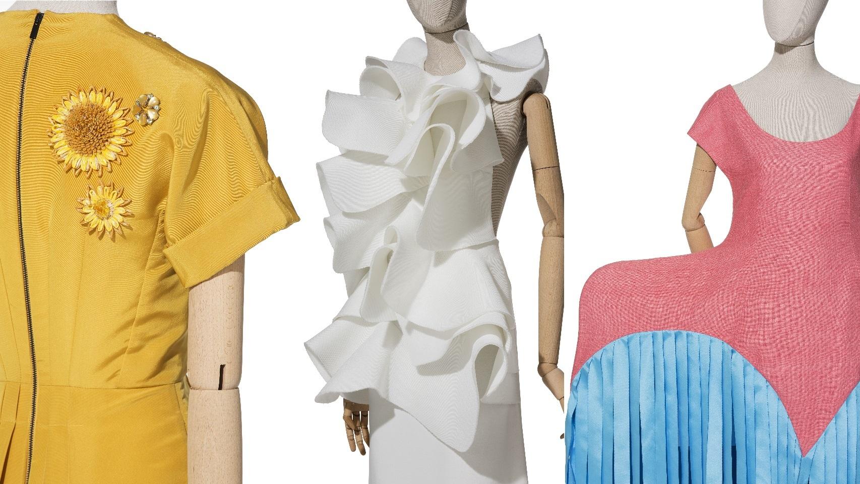 De izq. a dcha. modelos de Juan Vidal, Amaya Arzuaga y Ágata Ruíz de la Prada.