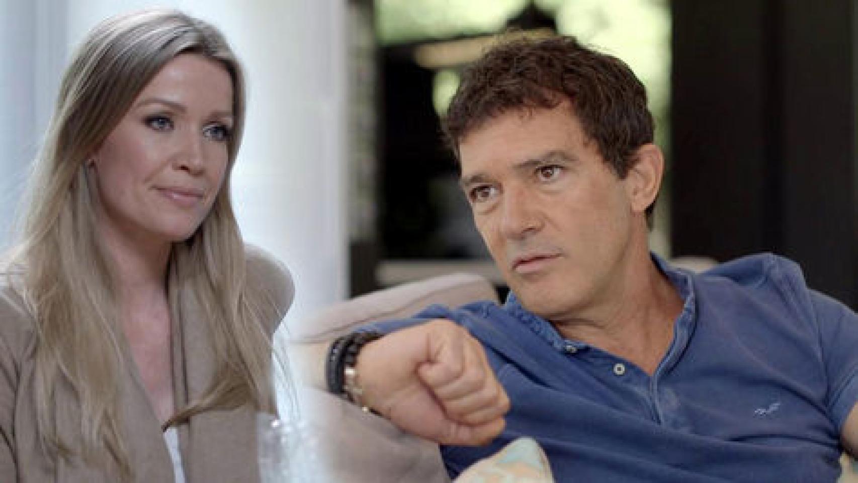 Antonio Banderas y Nicole.