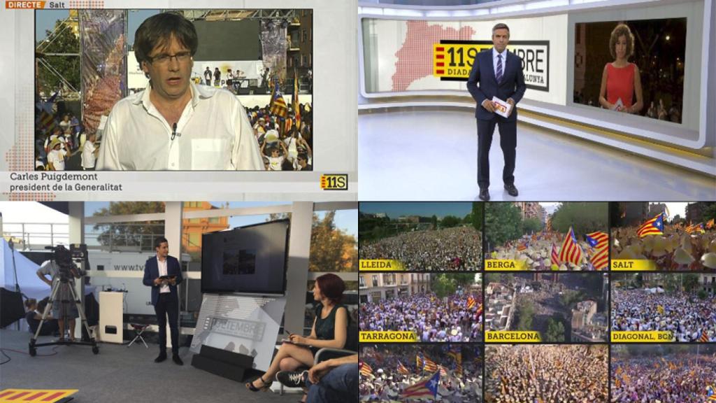 La exacerbada cobertura de la Diada en TV3