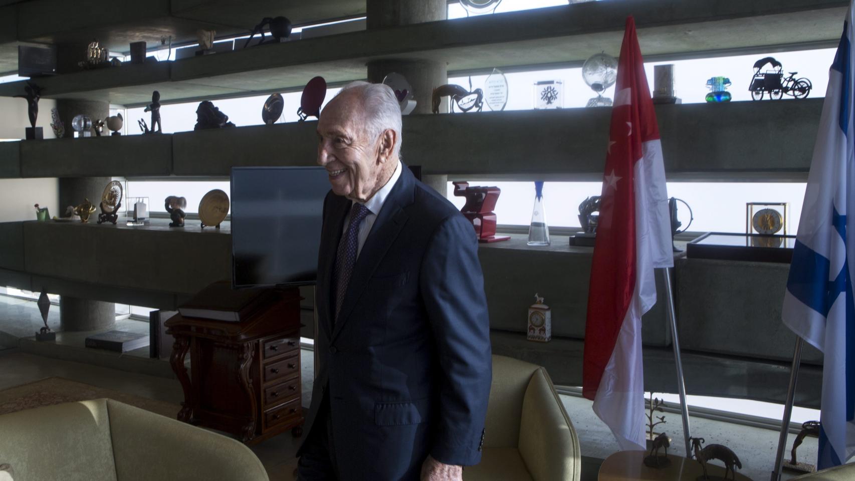 Simon Peres en una imagen del pasado mes de abril