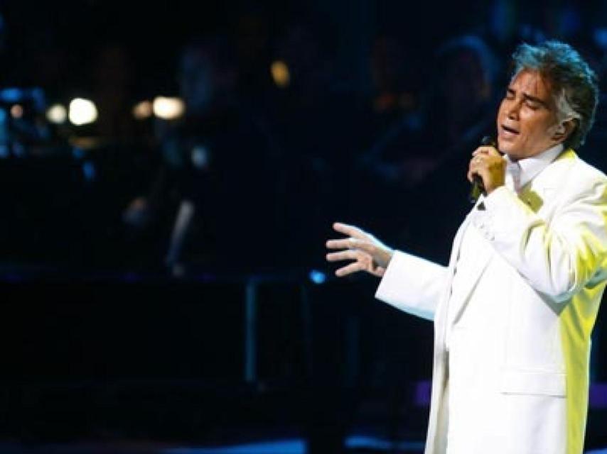 El artista durante uno de sus conciertos.