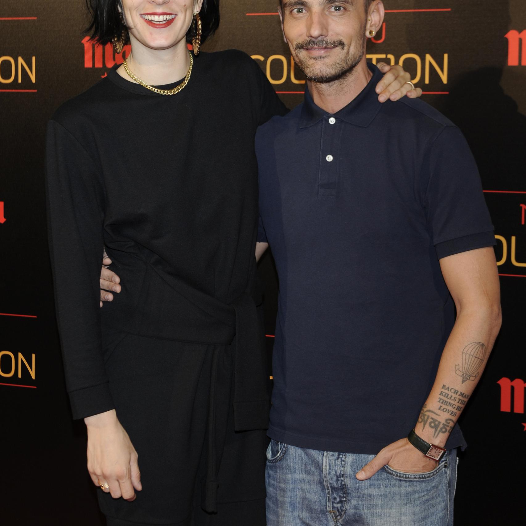 David Delfín y su amiga Bimba Bosé