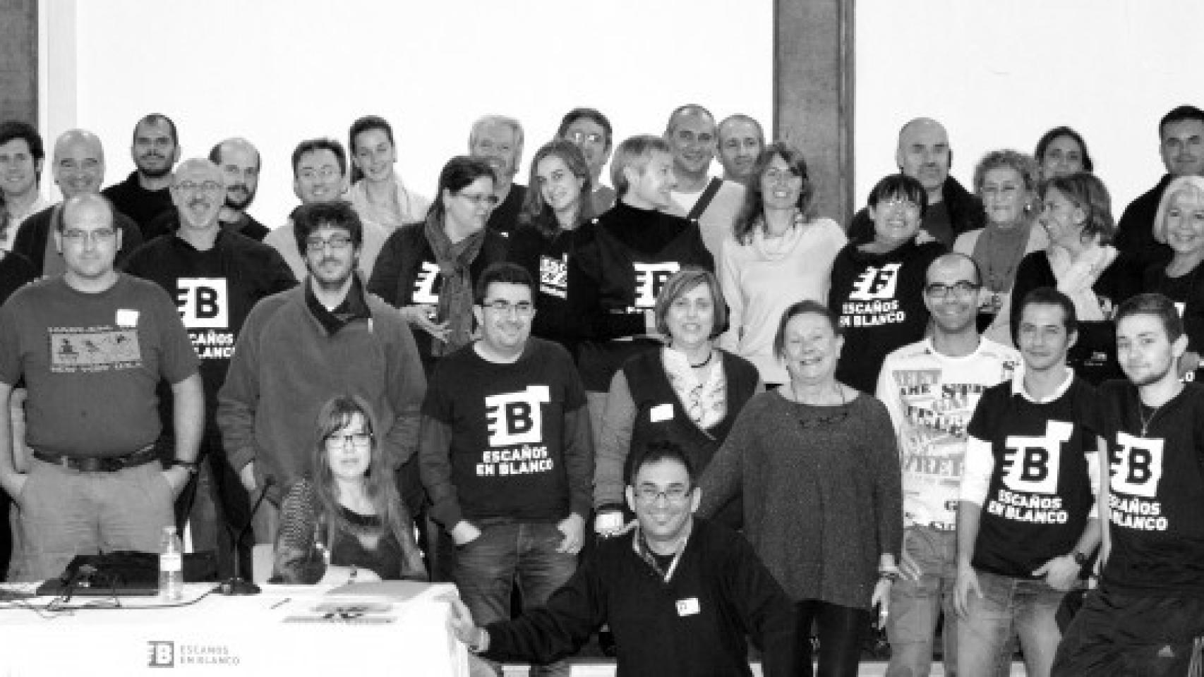 Una asamblea de Escaños en Blanco en Zaragoza.