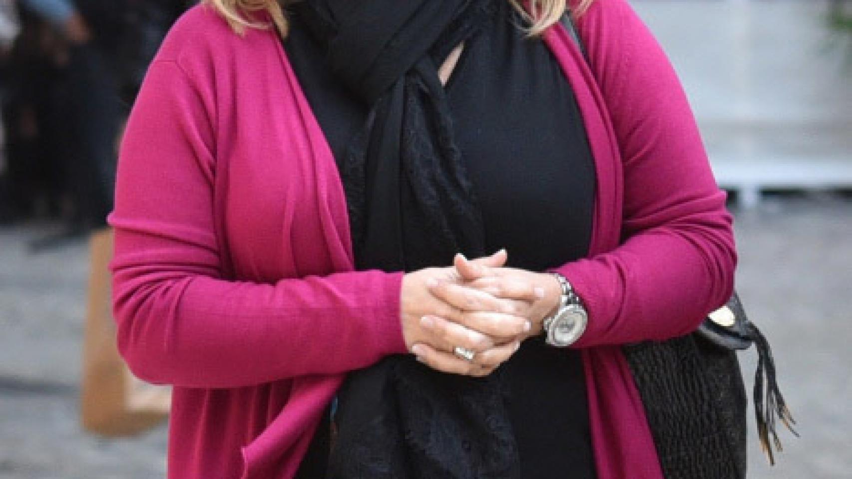 Terelu Campos pasea por las calles en una imagen de archivo.