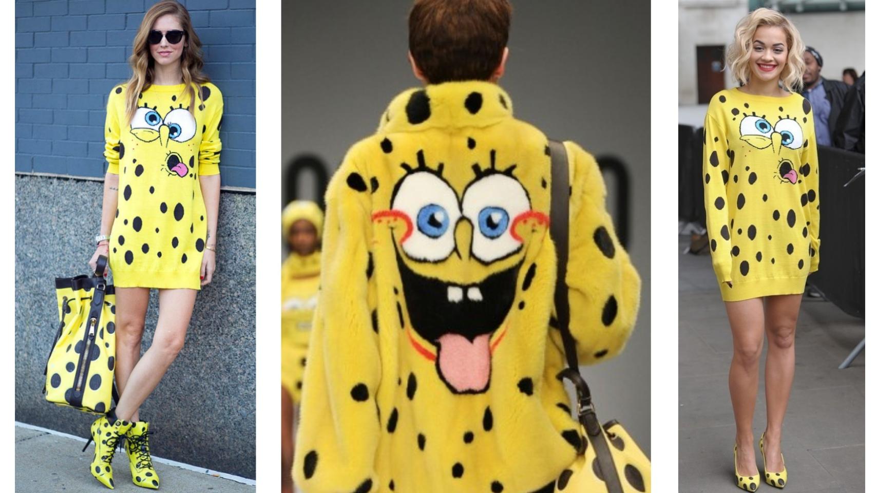 Chiara Ferragni, modelo en el desfile de Moschino y Rita Ora.