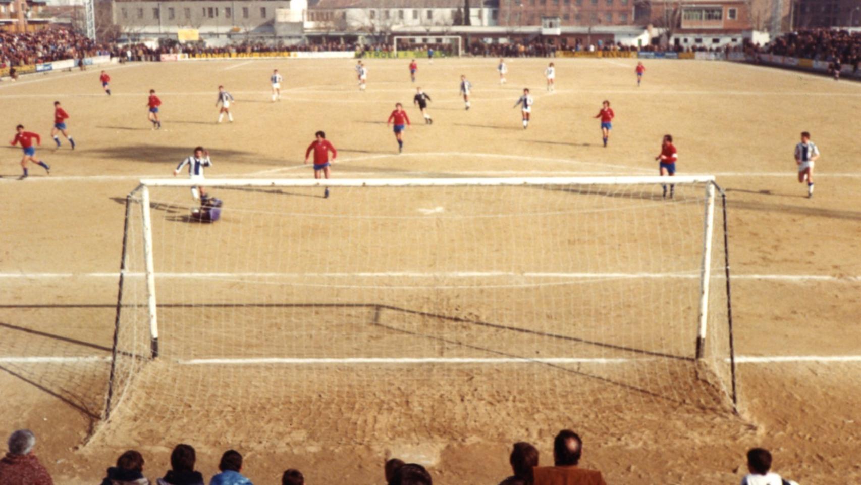 El campo Luis Rodríguez de Miguel, en los años 70.