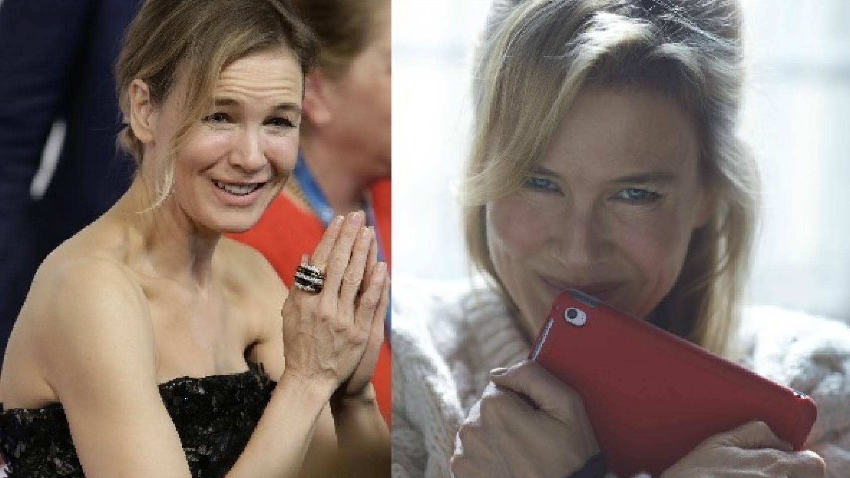 Renée Zellweger y su álter ego más famoso: Bridget Jones.