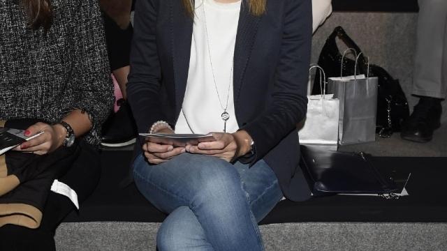 Beatriz Tajuelo, durante el desfile de Ulises Mérida.