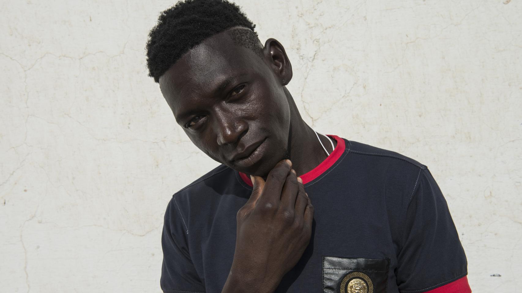 Drissa Diarrá quiere ir a Francia, donde tiene amigos viviendo allí.