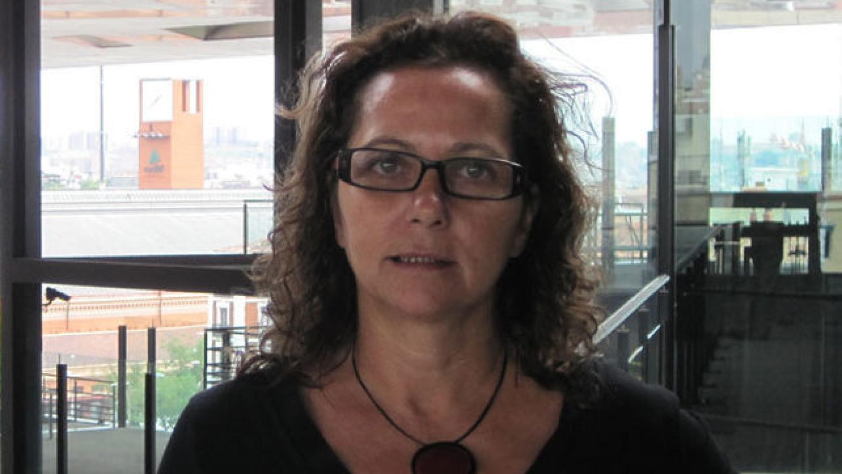 Berta Sureda en el Museo Reina Sofía de Madrid.