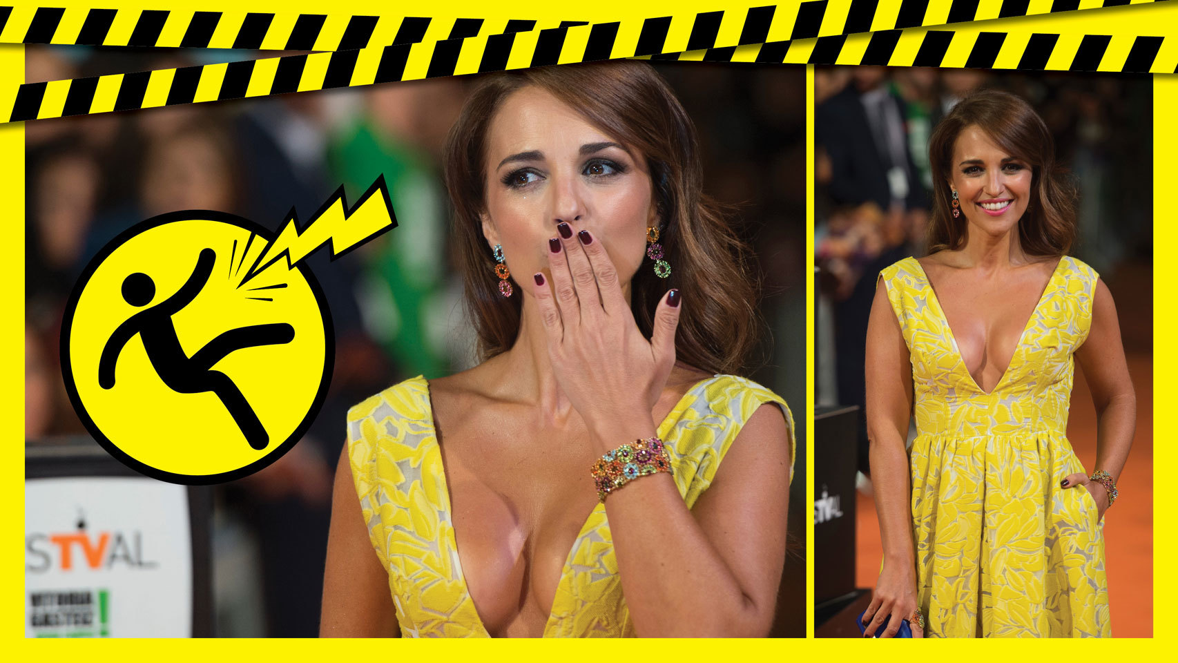 Paula Echevarría con escotazo.