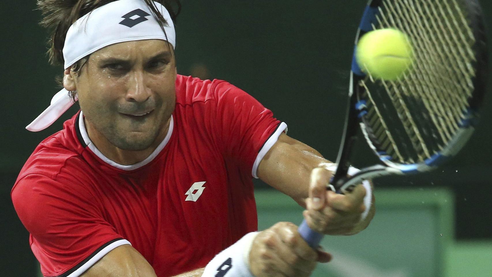 Ferrer durante el segundo partido.