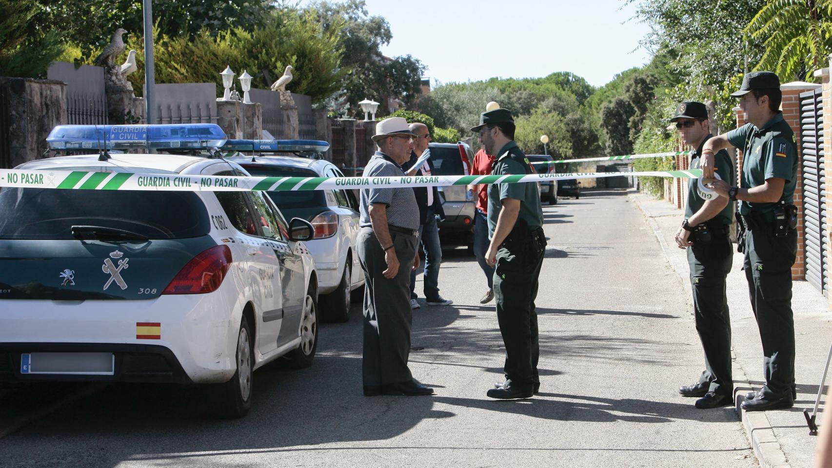 La Guardia Civil ha localizado los cuerpos de cuatro personas en Pioz.