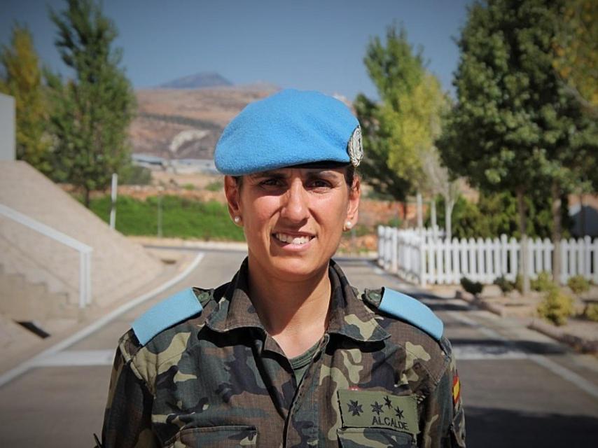 Capitán Beatriz Pérez Alcalde, 39 años.