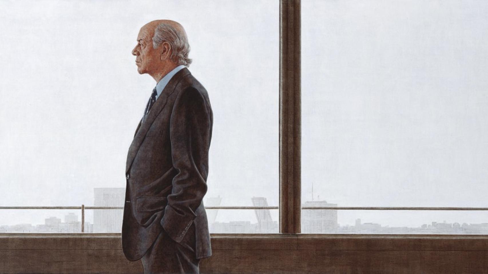 El banquero Francisco González, pintado en 2007.