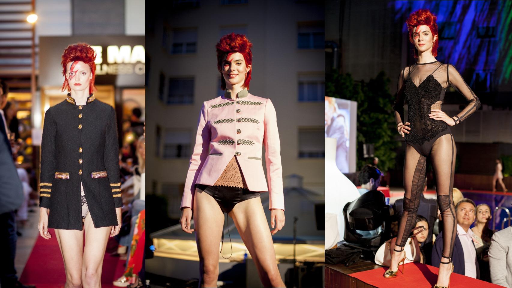 Imágenes del desfile en el Hotel Wellington.