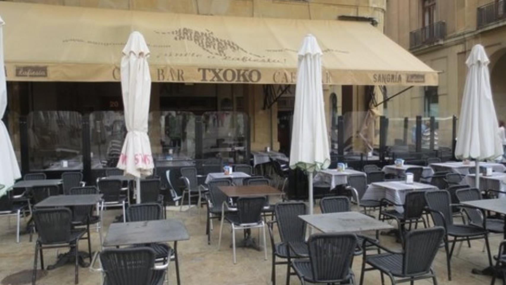 Imagen del Bar Txoko donde fueron captados por las cámaras.