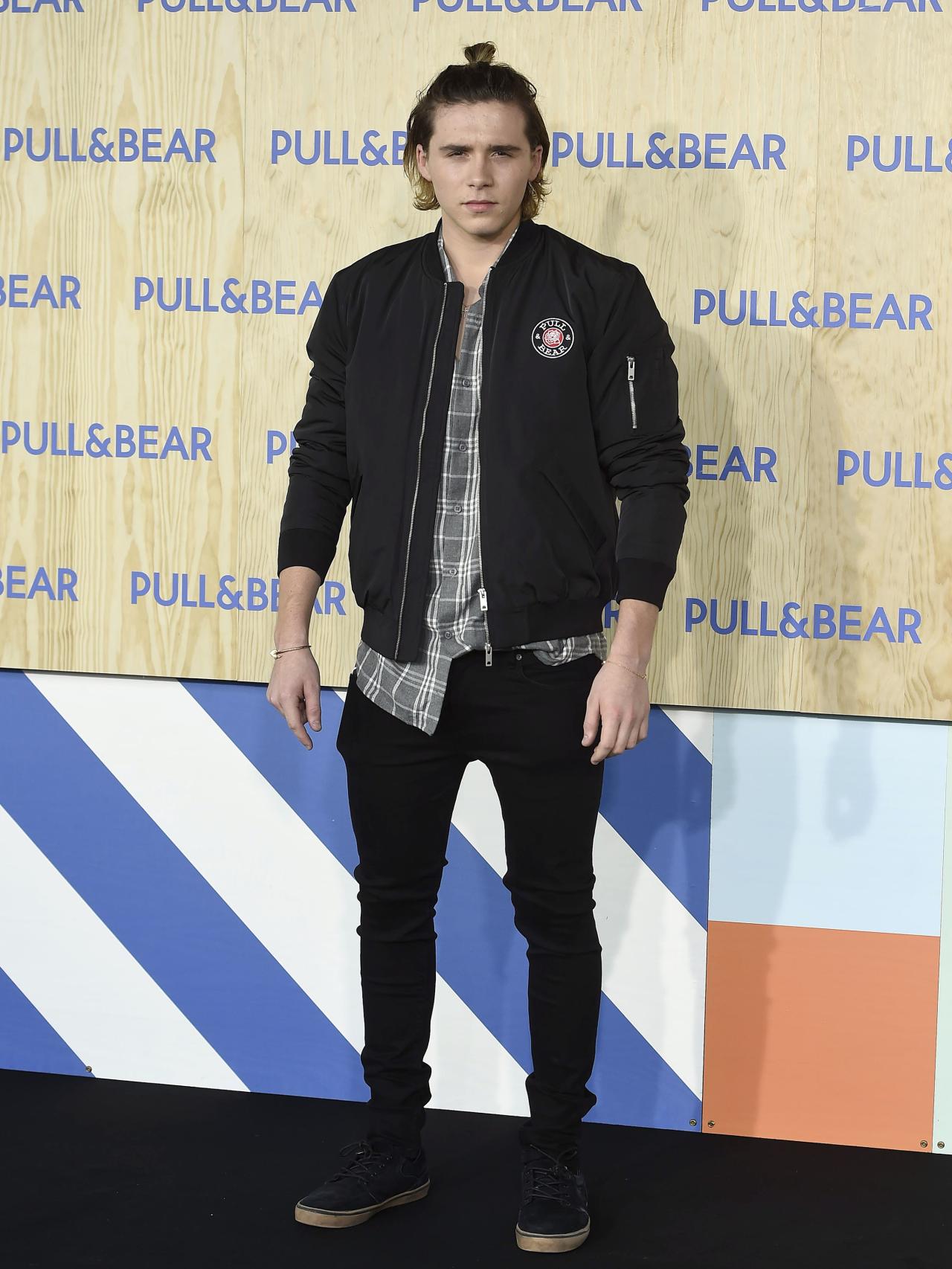 Brooklyn a su llegada a la fiesta