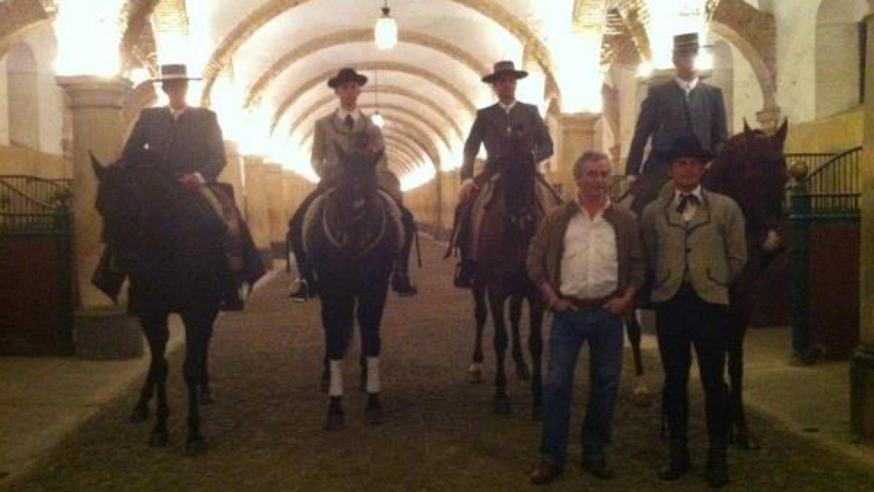 Falcones, en las Caballerizas Reales de Córdoba.