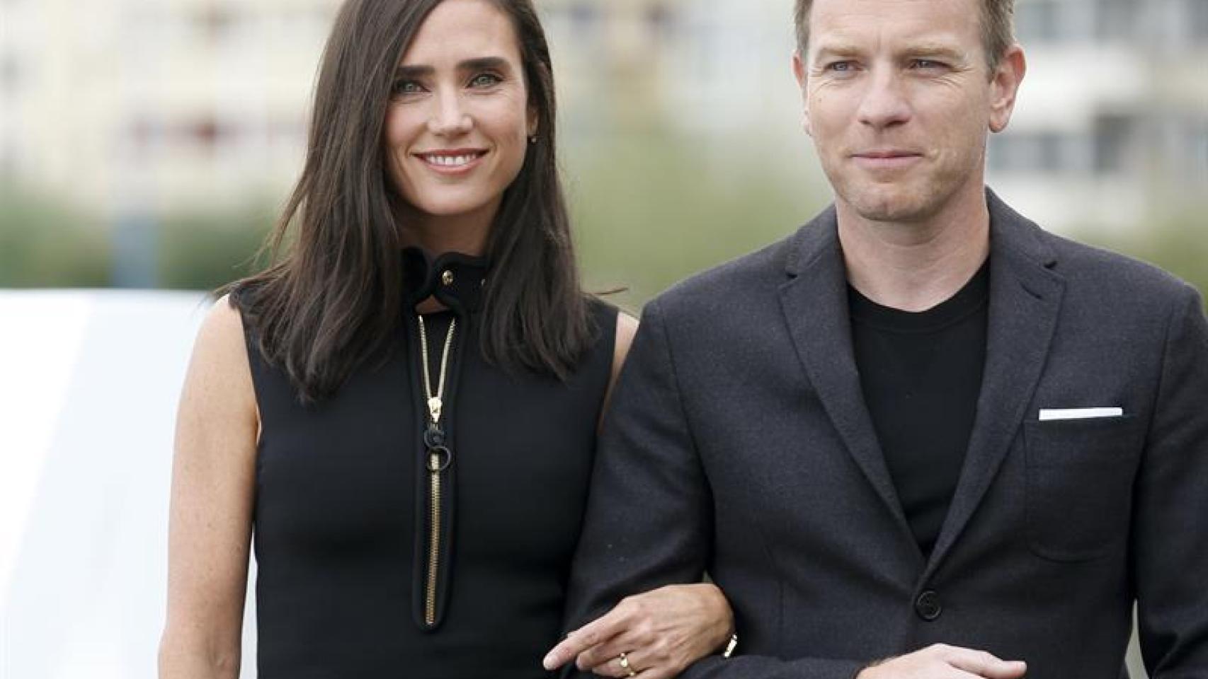 Ewan McGregor y Jennifer Connelly en San Sebastián.