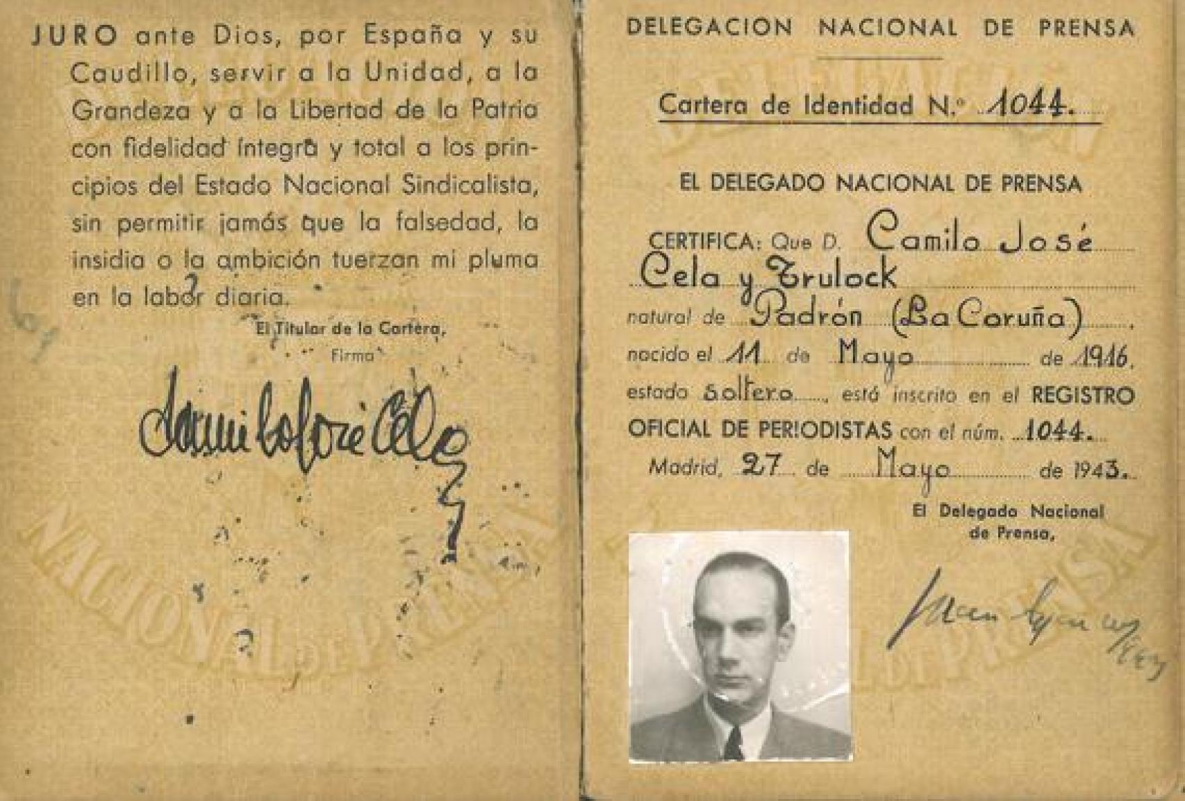 Carne de prensa de Camilo José Cela.