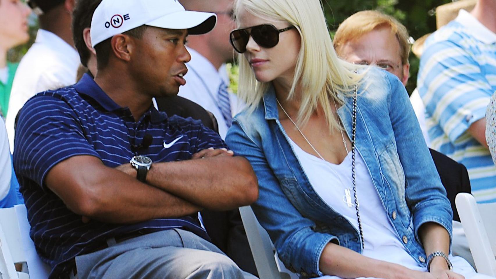 Tiger Woods y Elin Nordegren