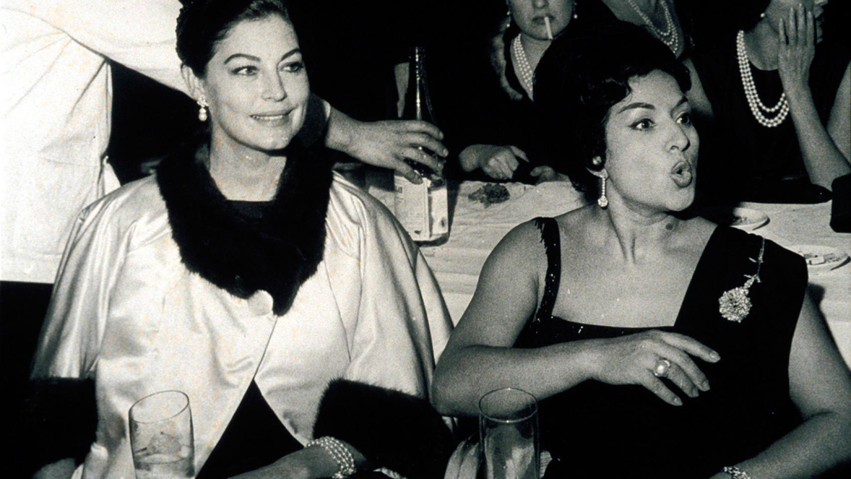 Lola Flores y Ava Gardner en la Sala Florida Park