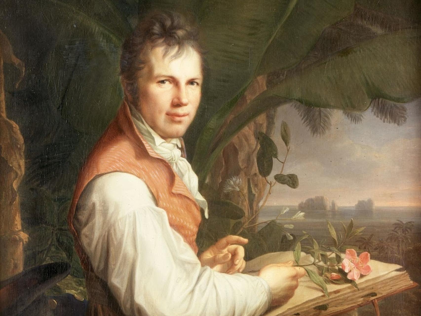 Alexander von Humboldt pintado por Friedrich Georg Weitsch en 1806.