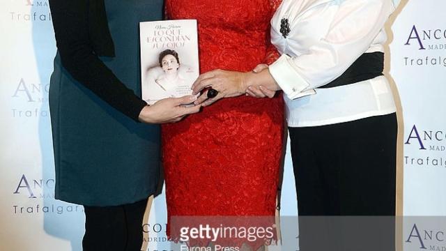 Nieves Herrero en la presentación de su libro