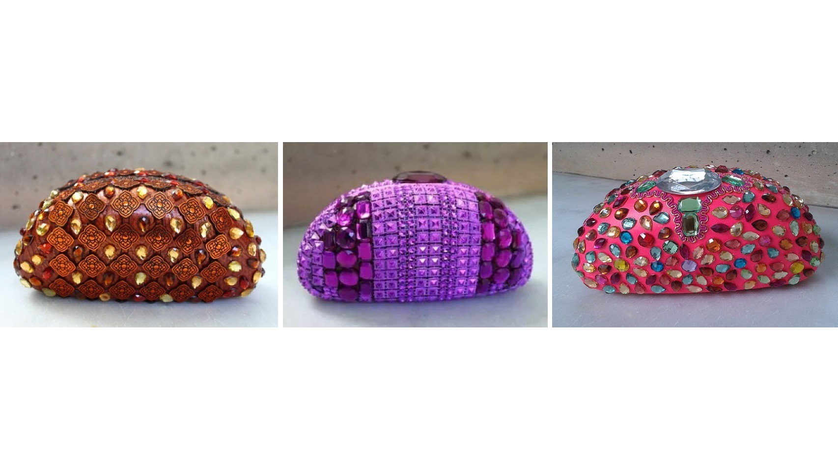 Variedad de colores en los bolsos.