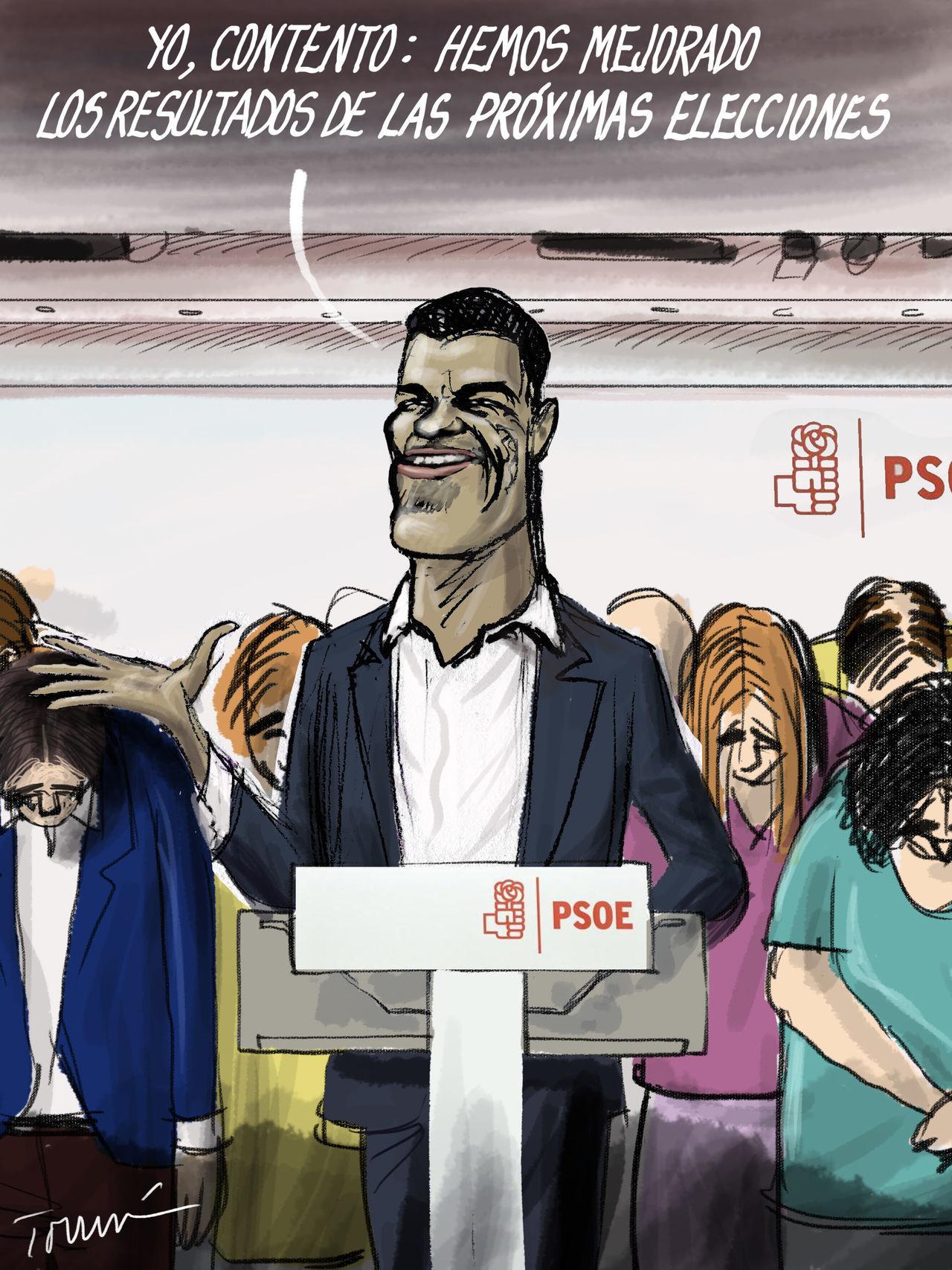 Cara para Feijóo, cruz para Sánchez