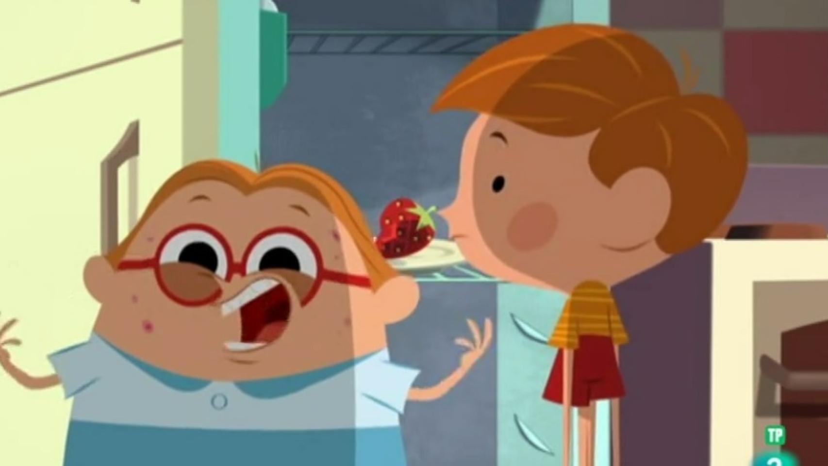 La escena de la serie de dibujos 'Jaime Tentáculos' que ha desatado la polémica.