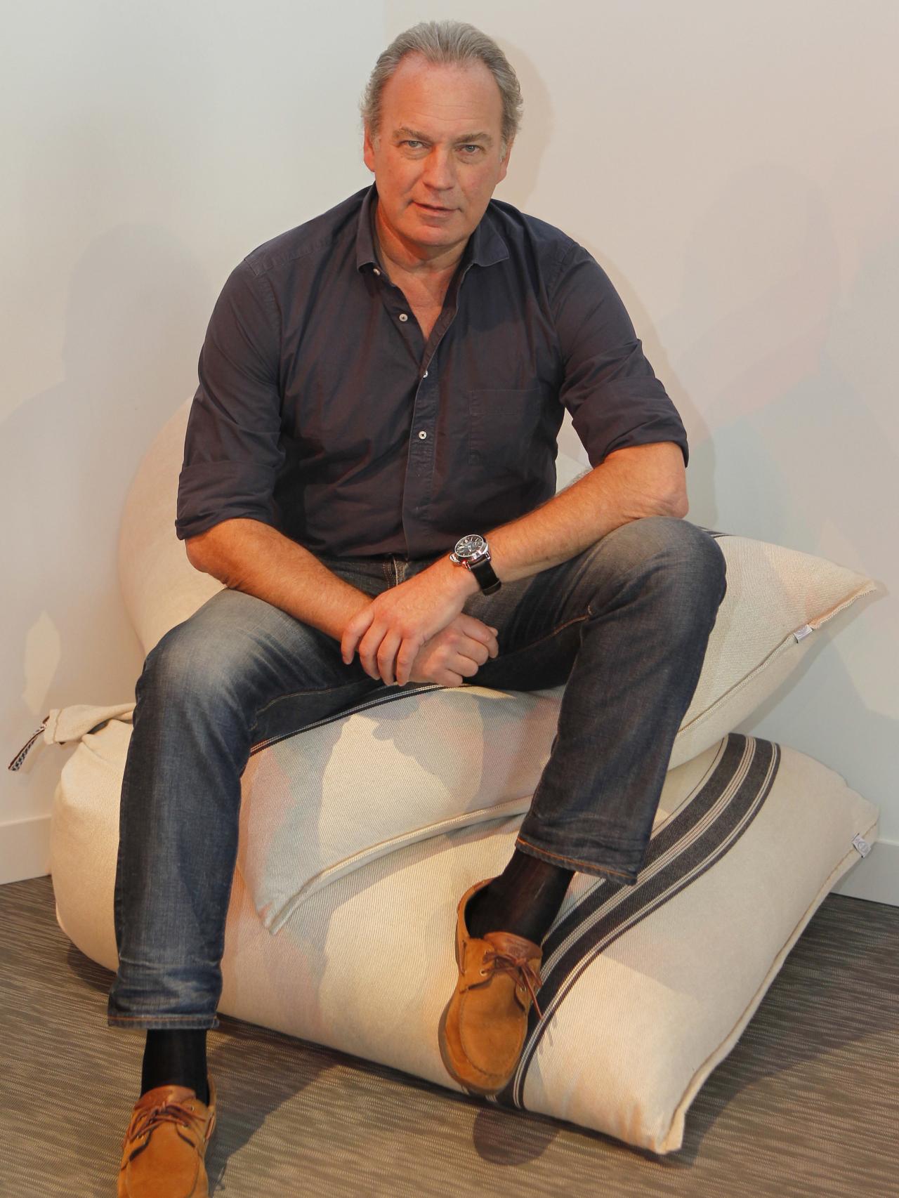 El presentador y cantante Bertín Osborne durante la presentacion de su disco 'Crooner'.