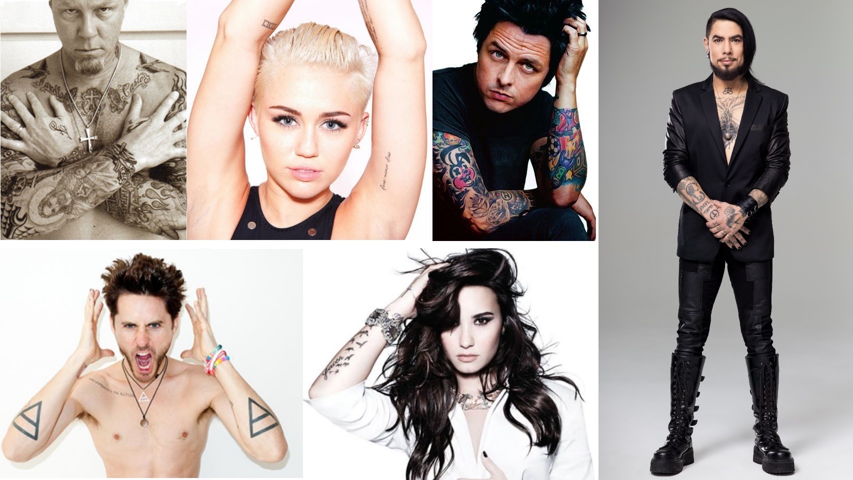 Famosos tatuados por Kat Von D.