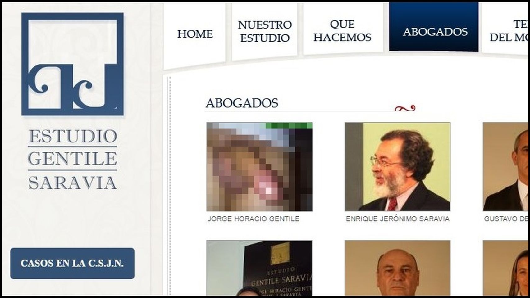 La imagen de Jorge Horacio Gentile no coincidía con su verdadero rostro.