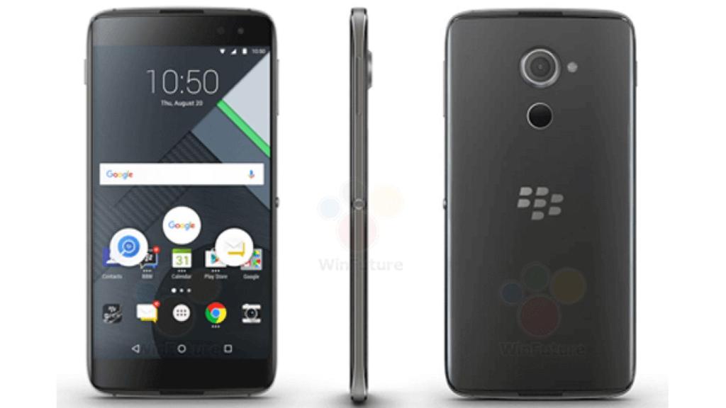 Este es el nuevo móvil de BlackBerry con lector de huellas